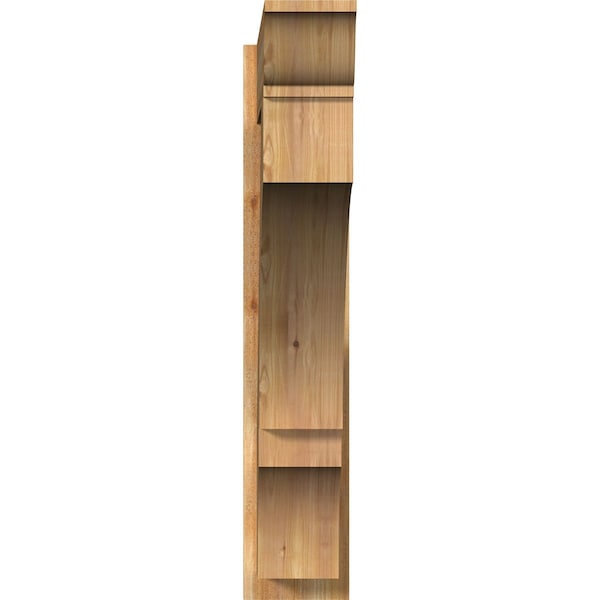 Balboa Traditional Rough Sawn Outlooker, Western Red Cedar, 8W X 42D X 42H